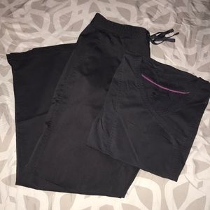 Healing Hands purple label scrub set